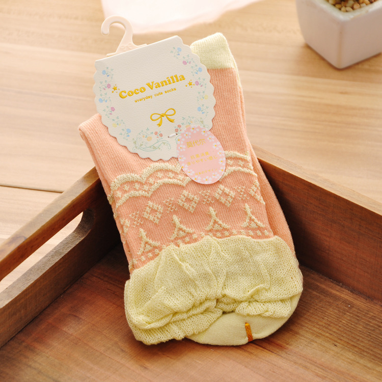 Velvet Slouch Socks Spring Autumn Candy-colored Socks Retro Socks